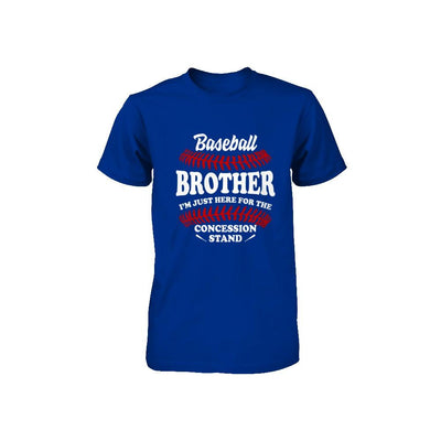 Baseball Brother I'm Just Here For The Concession Stand Youth-Youth Shirt-