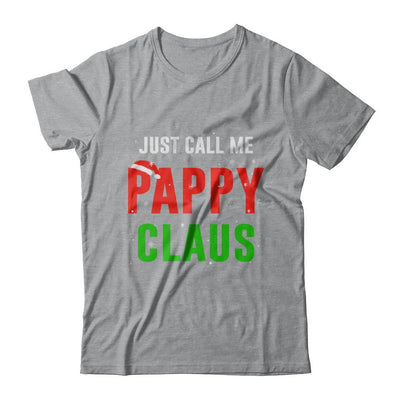 Santa Pappy Claus Matching Family Christmas Pajamas-T-Shirt & Sweatshirt-Classic T-Shirt-Sport Grey