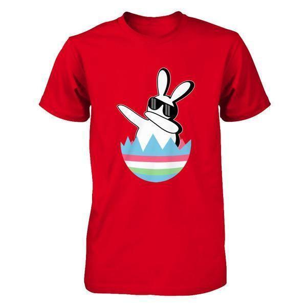 Dabbing Hip Hop Bunny Easter-T-Shirt & Hoodie-Premium T-Shirt-Red