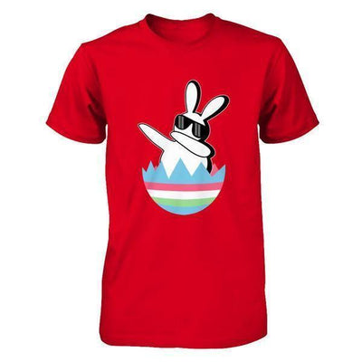 Dabbing Hip Hop Bunny Easter-T-Shirt & Hoodie-Premium T-Shirt-Red