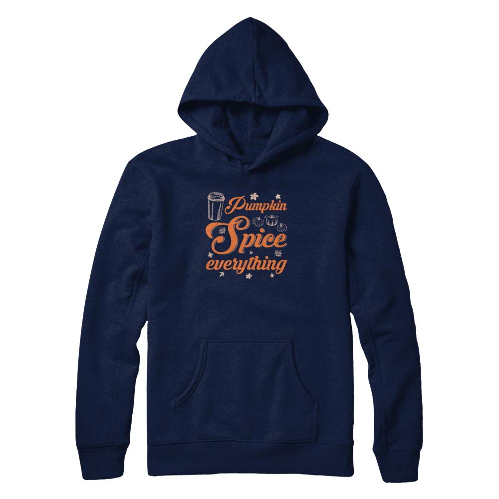 Pumpkin Spice Everything-T-Shirt & Tank Top-Pullover Hoodie-Navy