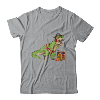 Dinosaurs T-Rex Pirate Halloween Saurus For Men Women-T-Shirt & Hoodie-Classic T-Shirt-Sport Grey