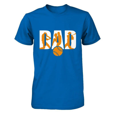Softball Dad Father's Day-T-Shirt & Hoodie-Classic T-Shirt-Royal