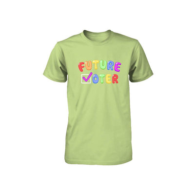Voting Kids Vote Future Voter Rainbow Youth-Youth Shirt-Toddler T-Shirt-Key Lime
