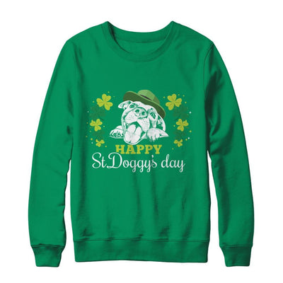 Happy St Doggy's Day Saint Patrick's Day Dog-T-Shirt & Hoodie-Crewneck Sweatshirt-Irish Green