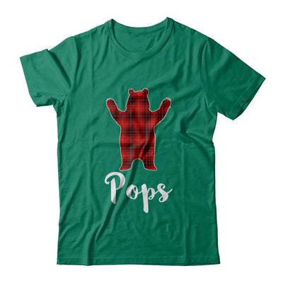 Red Pops Bear Buffalo Plaid Family Christmas Pajamas-T-Shirt & Sweatshirt-Classic T-Shirt-Kelly Green
