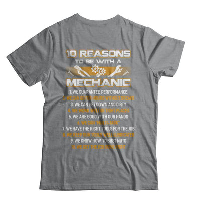10 Reasons To Be With A Mechanic-T-Shirt & Hoodie-Classic T-Shirt-Sport Grey