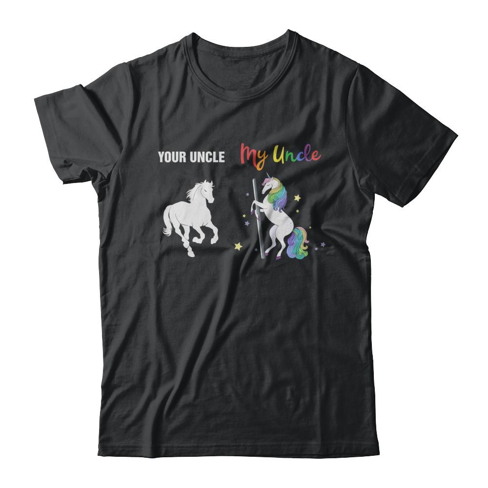 Your Uncle My Uncle Unicorn Funny LGBT Gay Pride