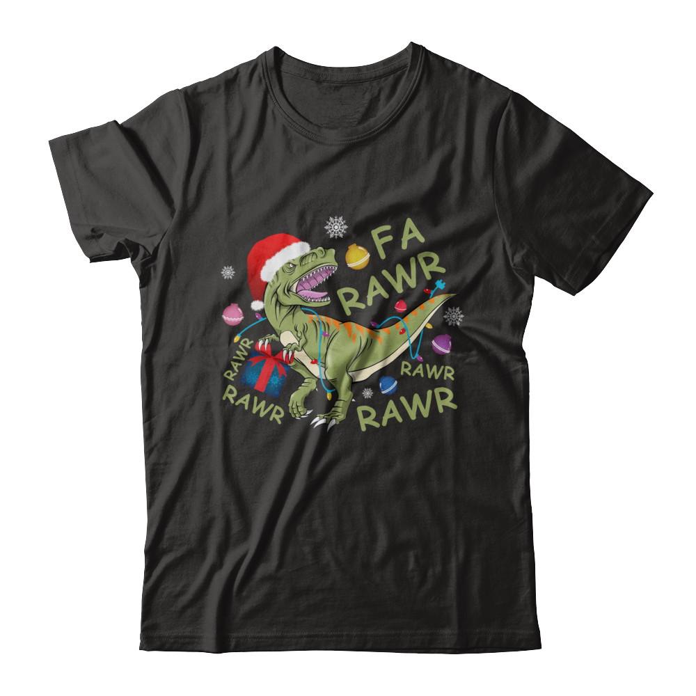 Christmas Funny Dinosaur T-Rex Claus Fa Rawr Rawr