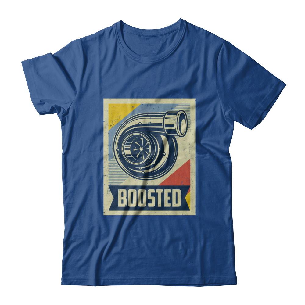 Vintage Turbo Car Boost Turbocharger Lag Retro Race-T-Shirt & Hoodie-Classic T-Shirt-Royal