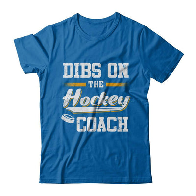 Dibs On The Coach Hockey-T-Shirt & Hoodie-Classic T-Shirt-Royal