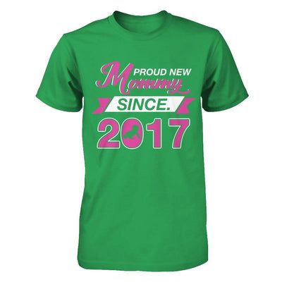 Proud New Mommy Since 2017-T-Shirt & Hoodie-Premium T-Shirt-Kelly Green