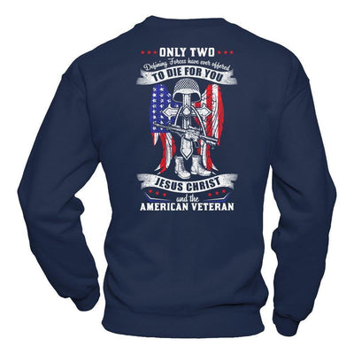 Only Two Defining Forces Have Ever Offered To Die-T-Shirt & Hoodie-Crewneck Sweatshirt-Navy