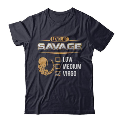 Level Of Savage Virgo-T-Shirt & Hoodie-Premium T-Shirt-Midnight Navy