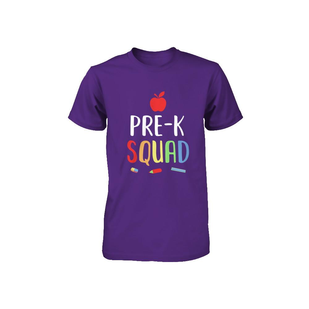 Pre-K Preschool Squad Back To School Teacher Gift Youth-Youth Shirt-