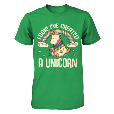 Look I've Created A Unicorn-T-Shirt & Hoodie-Premium T-Shirt-Kelly Green