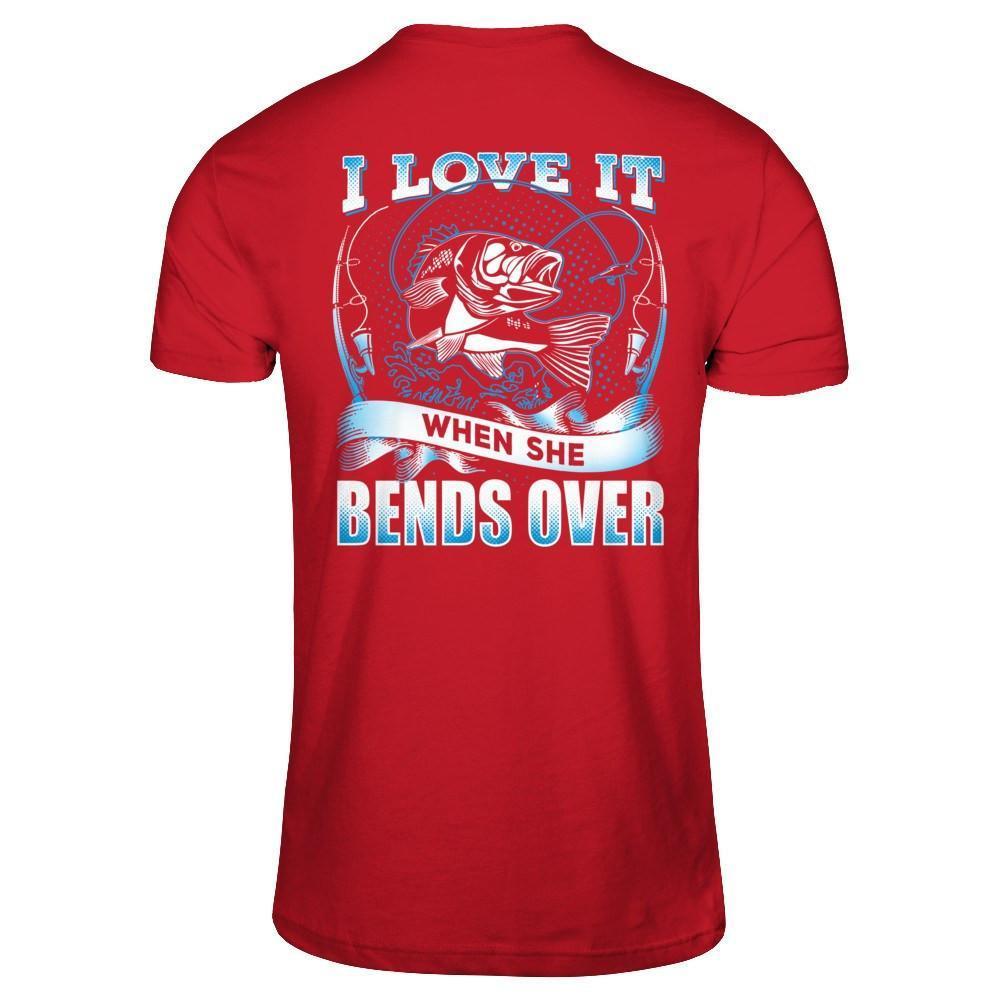 I Love It When She Bends-T-Shirt & Hoodie-Classic T-Shirt-Red