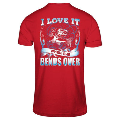 I Love It When She Bends-T-Shirt & Hoodie-Classic T-Shirt-Red