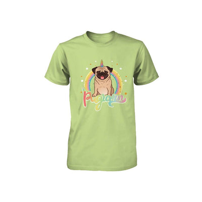 Rainbow Pugicorn Pug Unicorn For Kids Youth-Youth Shirt-Toddler T-Shirt-Key Lime