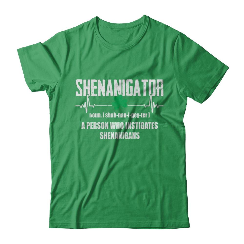 Shenanigator Definition Happy St Patrick's Day-T-Shirt & Hoodie-Premium T-Shirt-Kelly Green
