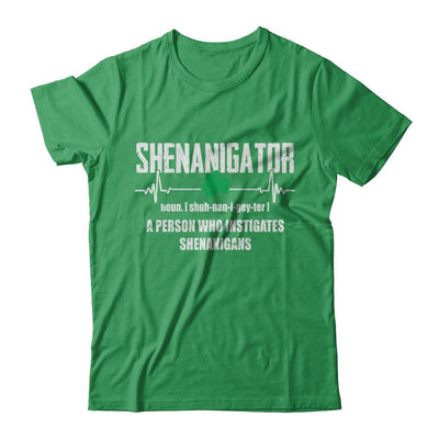Shenanigator Definition Happy St Patrick's Day-T-Shirt & Hoodie-Premium T-Shirt-Kelly Green