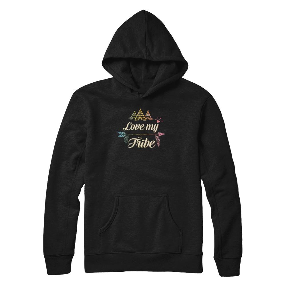 Love My Tribe-T-Shirt & Tank Top-Pullover Hoodie-Black