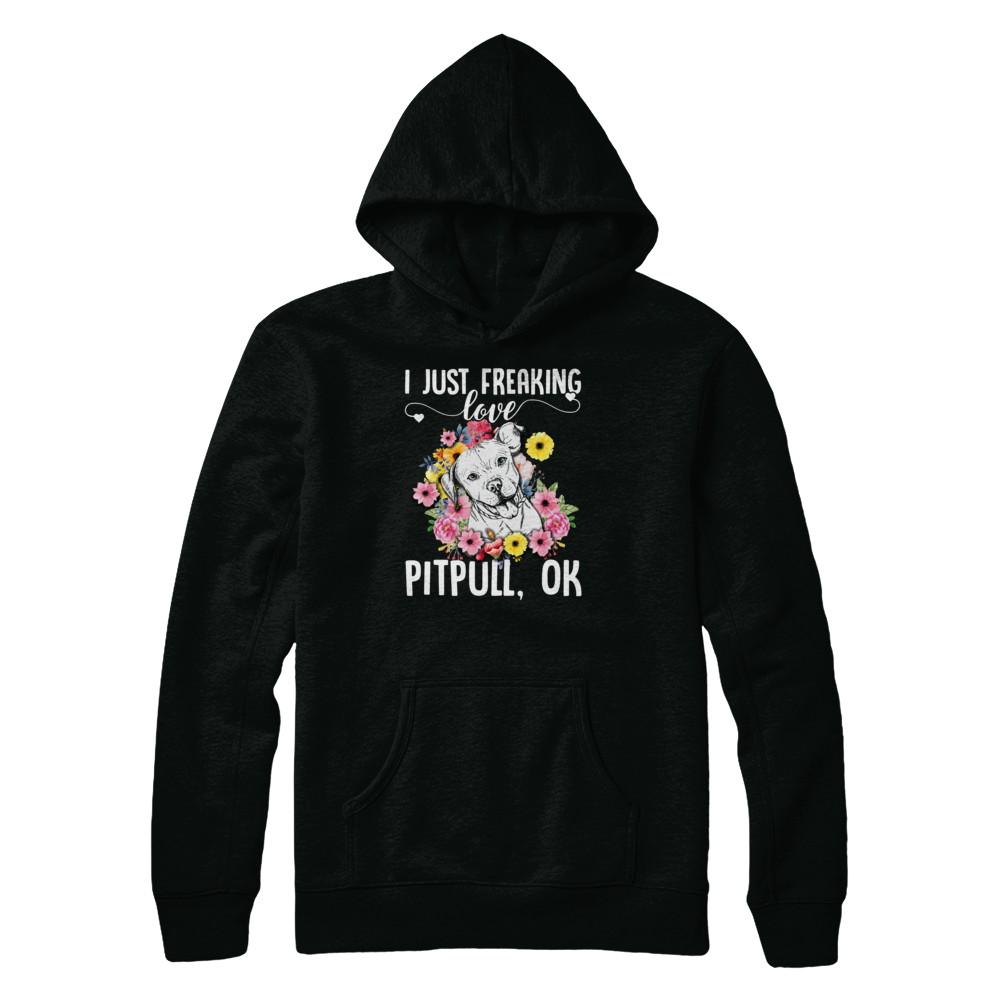 Dog I Just Freaking Love Pit bull-T-Shirt & Tank Top-