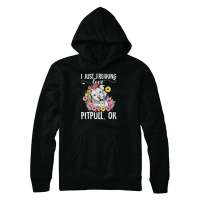Dog I Just Freaking Love Pit bull-T-Shirt & Tank Top-