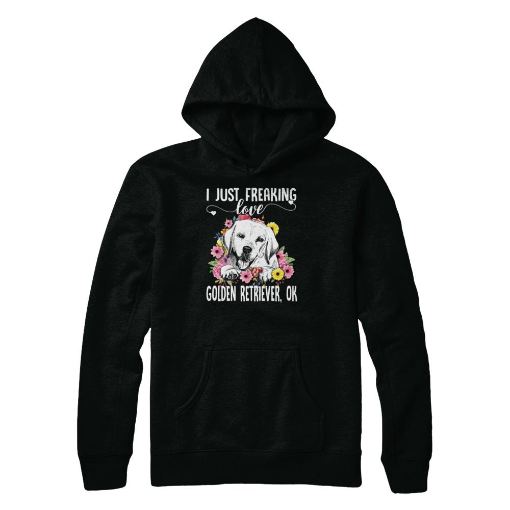 Dog I Just Freaking Love Golden Retriever-T-Shirt & Tank Top-