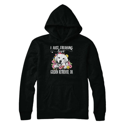 Dog I Just Freaking Love Golden Retriever-T-Shirt & Tank Top-