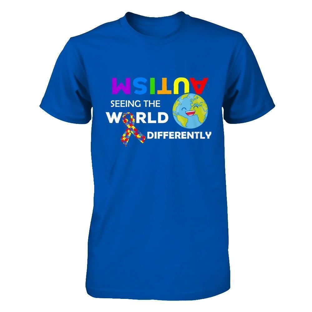 Autism Seeing The World Differently-T-Shirt & Hoodie-Premium T-Shirt-Royal