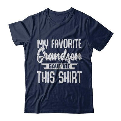 My Favorite Grandson Gave Me This-T-Shirt & Hoodie-Classic T-Shirt-Navy