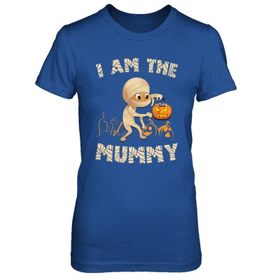 Matching Halloween Costume I Am The Mummy Mom-T-Shirt & Hoodie-Women's T-Shirt-Royal