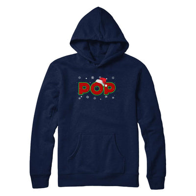 Pop Christmas Santa Ugly Sweater Gift-T-Shirt & Sweatshirt-Pullover Hoodie-Navy
