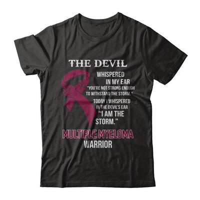 I Am The Storm Support Multiple Myeloma Awareness Warrior Gift-T-Shirt & Hoodie-Classic T-Shirt-Black