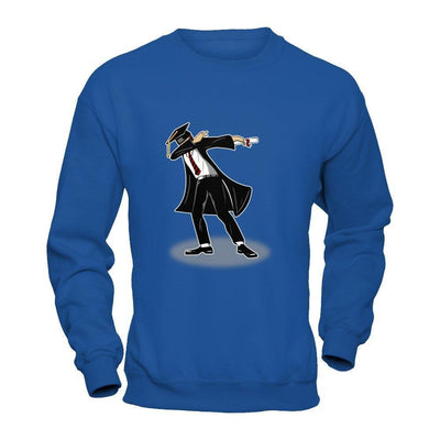 Funny Dabbing Senior College High School Graduation 2018-T-Shirt & Hoodie-Crewneck Sweatshirt-Royal