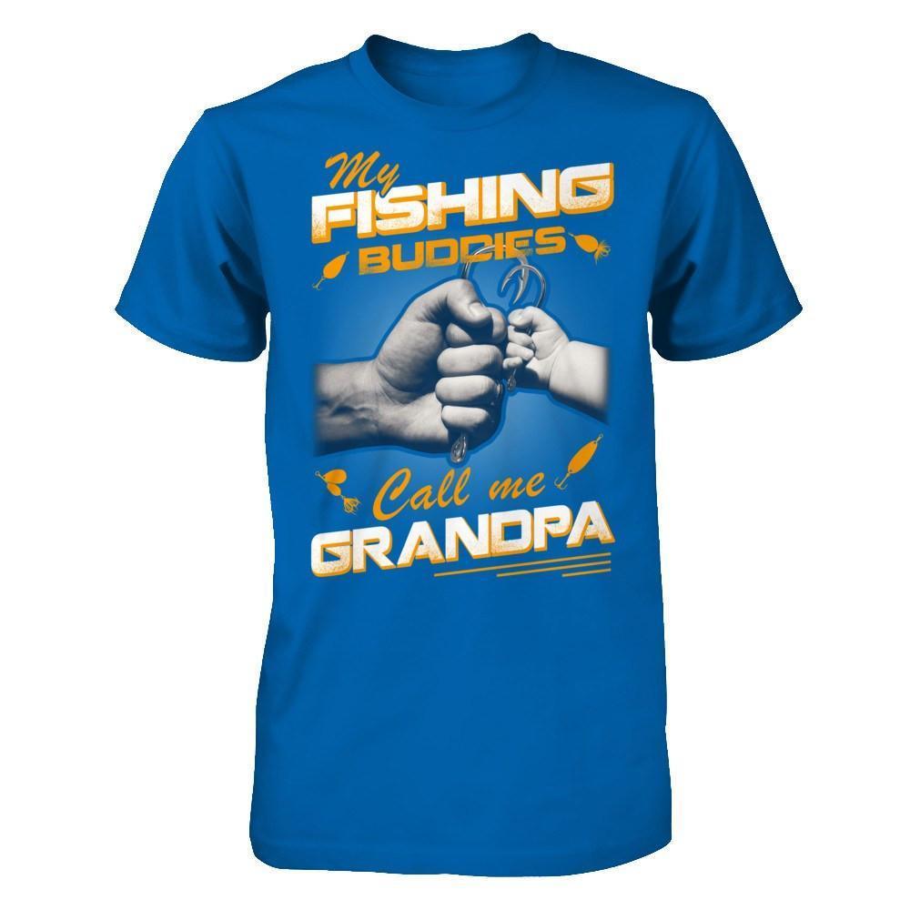 My Fishing Buddies Call Me Grandpa-T-Shirt & Hoodie-Classic T-Shirt-Royal