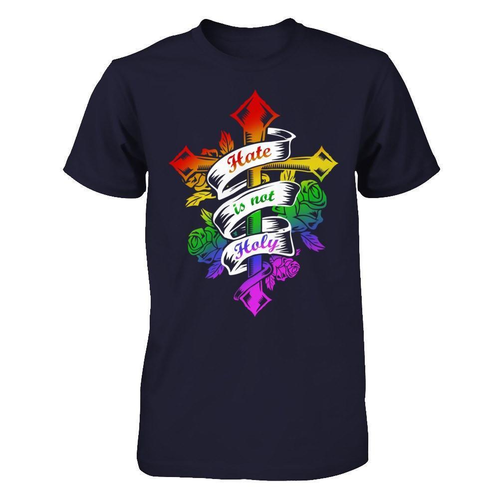 Hate Is Not Holy-T-Shirt & Hoodie-Premium T-Shirt-Midnight Navy