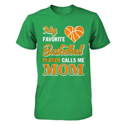 My Favorite Basketball Player Calls Me Mom-T-Shirt & Hoodie-Premium T-Shirt-Kelly Green