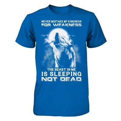 The Wolves The Beast In Me Is Sleeping Not Dead-T-Shirt & Hoodie-Classic T-Shirt-Royal