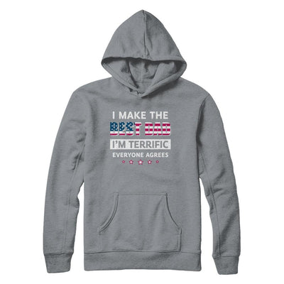 Best Dad Everyone Agrees Funny Fathers Day Gift-T-Shirt & Hoodie-Pullover Hoodie-Light Steel