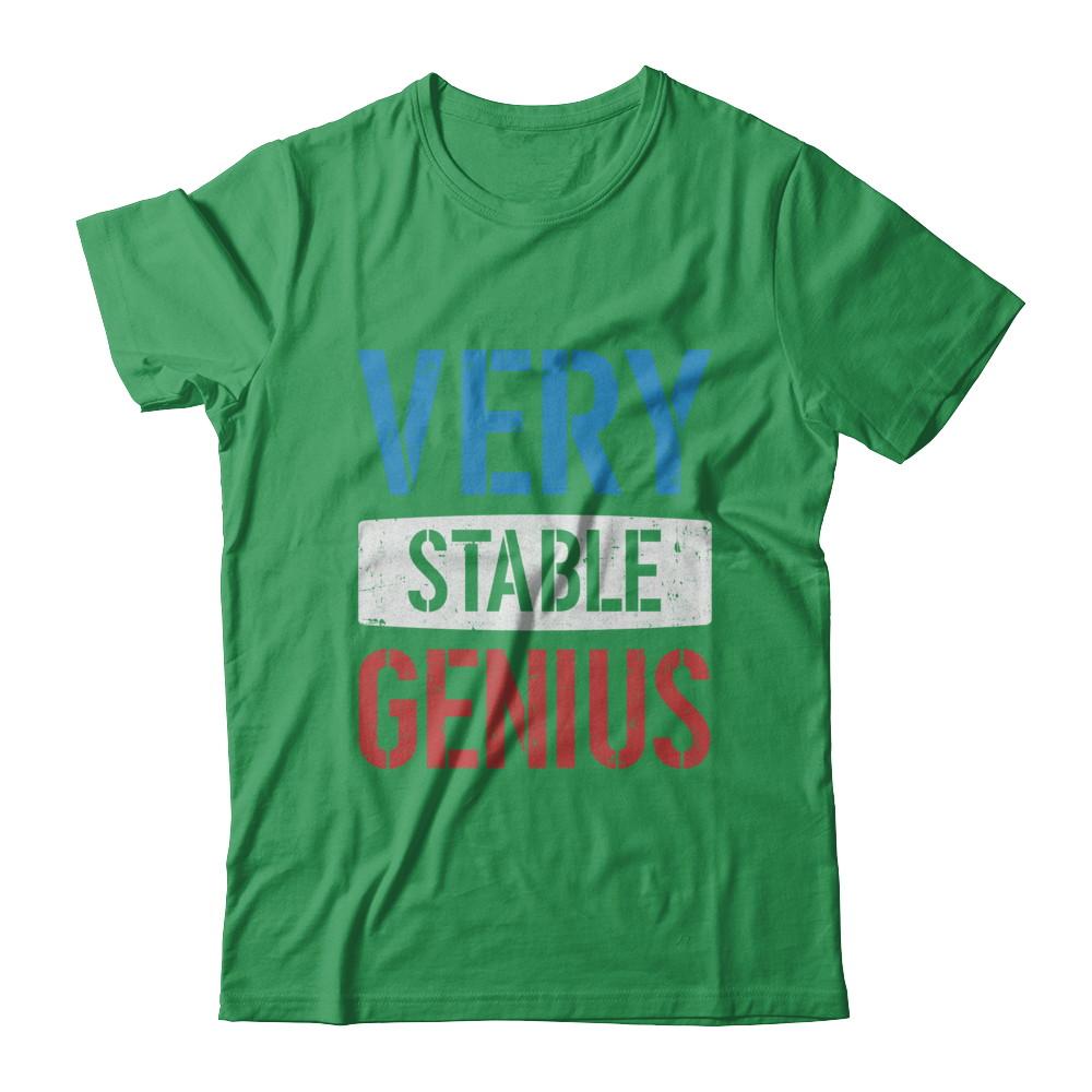 Very Stable Genius-T-Shirt & Hoodie-Premium T-Shirt-Kelly Green