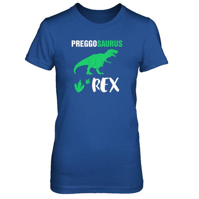 Preggosaurus Rex Pregnancy Mom Dinosaur Gift-T-Shirt & Tank Top-Women's T-Shirt-Royal