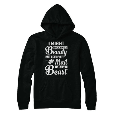 Postal Worker I Might Look Like A Beauty-T-Shirt & Hoodie-Pullover Hoodie-Black