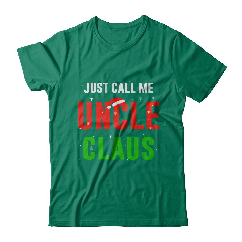 Santa Uncle Claus Matching Family Christmas Pajamas-T-Shirt & Sweatshirt-Classic T-Shirt-Kelly Green