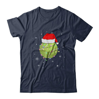 Santa Hat Tennis Christmas Gifts-T-Shirt & Sweatshirt-Classic T-Shirt-Navy
