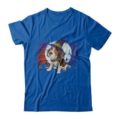 Cute Halloween Beagle Puppy Pumpkins-T-Shirt & Sweatshirt-Premium T-Shirt-Royal