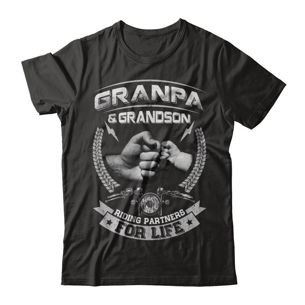 Motocross Grandpa And Grandson Riding Partners For Life