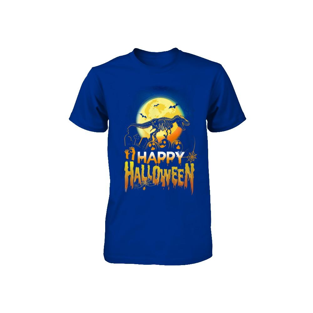 Saurus T Rex Dinosaur Halloween Youth-Youth Shirt-