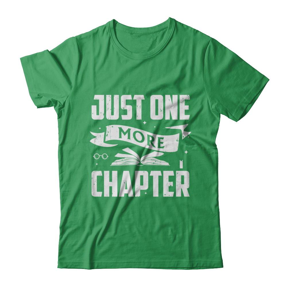 Just One More Chapter Bookworms Book Reading-T-Shirt & Hoodie-Premium T-Shirt-Kelly Green